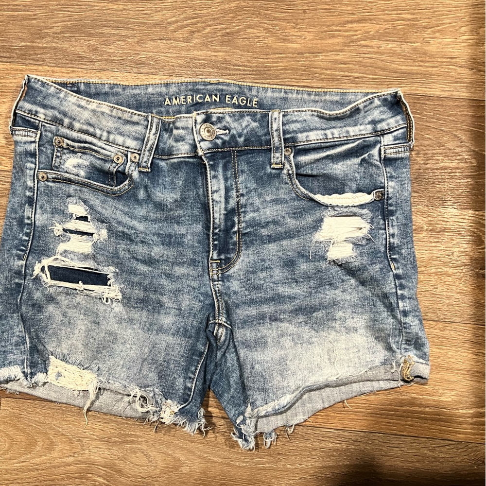 American Eagle Blue Denim Shorts